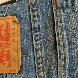 Vintage blue jeans